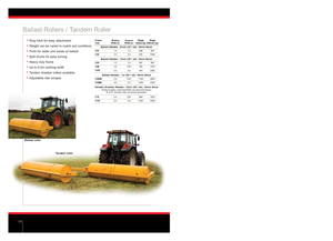 Walce łąkowe i polowe Twose S-R 8