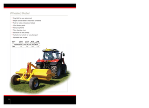 Walce łąkowe i polowe Twose S-WH 8