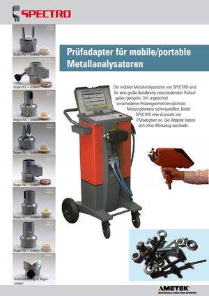Analizatory metali Spectro SPECTRO iSORT