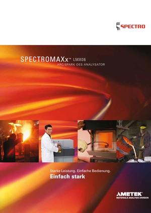 Analizatory metali Spectro SPECTROMAXx