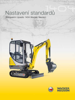 Minikoparki Wacker Neuson 1404