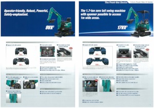 Minikoparki Kato 17VX3