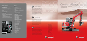 Minikoparki Neuson 2503