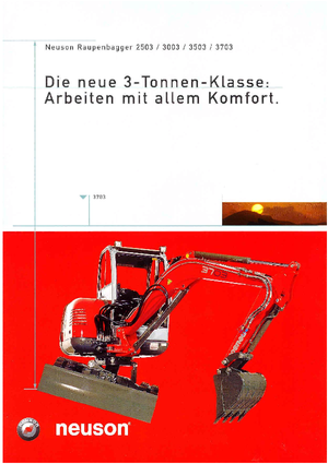 Minikoparki Neuson 2503