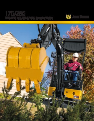 Minikoparki John Deere Construction 17G