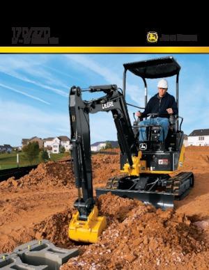 Minikoparki John Deere Construction 17D