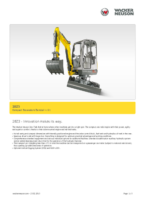 Minikoparki Neuson 28 Z 3