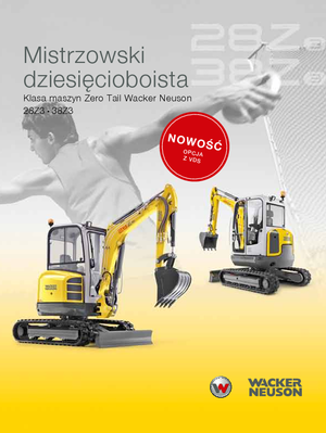 Minikoparki Wacker Neuson 38 Z 3