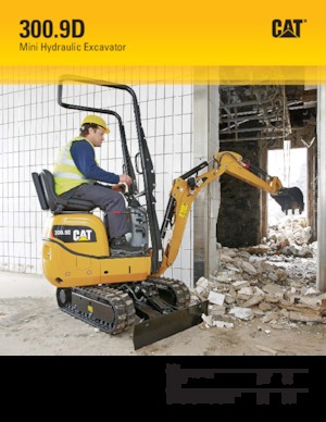 Minikoparki Caterpillar 300.9D