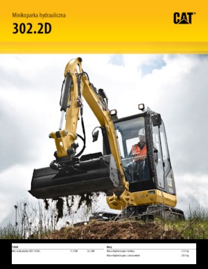 Minikoparki Caterpillar 302.2D