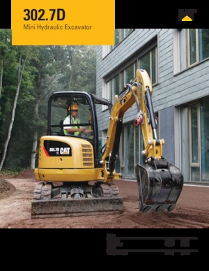 Minikoparki Caterpillar 302.7D