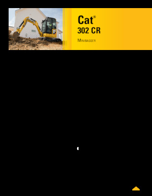 Minikoparki Caterpillar 302 CR