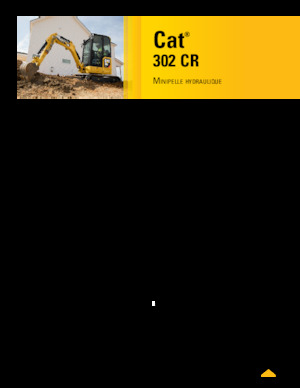 Minikoparki Caterpillar 302 CR