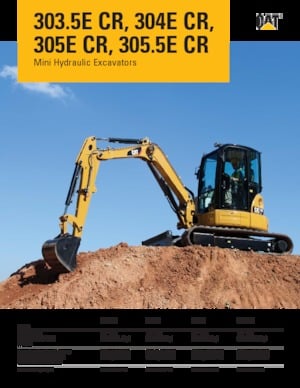 Minikoparki Caterpillar 303.5E CR