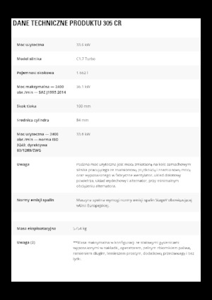 Minikoparki Caterpillar 305 CR