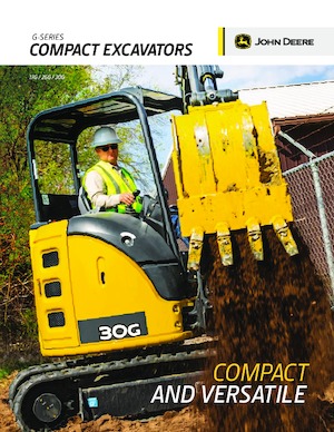 Minikoparki John Deere Construction 30G