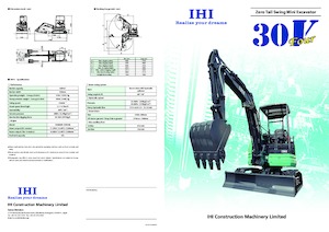 Minikoparki Kato 30V4