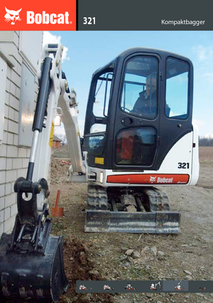 Minikoparki Bobcat 321 K