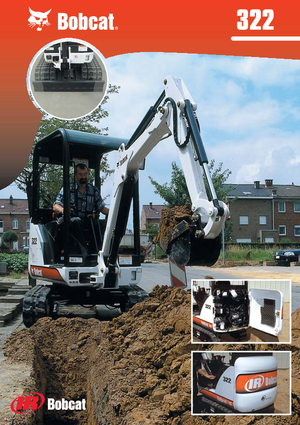 Minikoparki Bobcat 322 D
