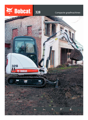 Minikoparki Bobcat 328 G