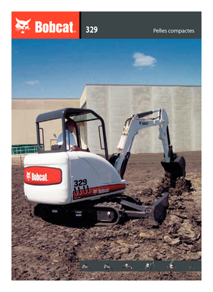 Minikoparki Bobcat 329