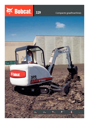 Minikoparki Bobcat 329