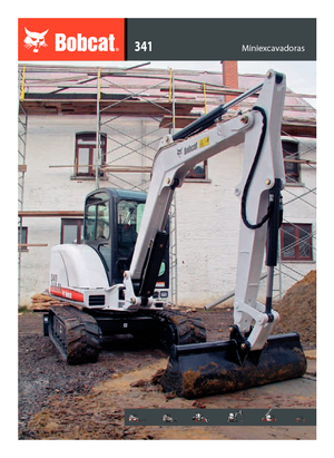 Minikoparki Bobcat 341 G