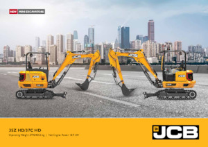 Minikoparki JCB 37C HD