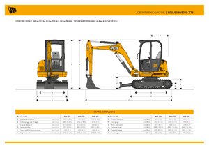 Minikoparki JCB 8025 ZTS