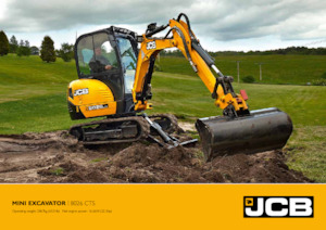 Minikoparki JCB 8026 CTS