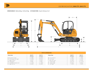 Minikoparki JCB 8045 ZTS
