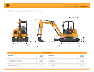 Minikoparki JCB 8055 RTS