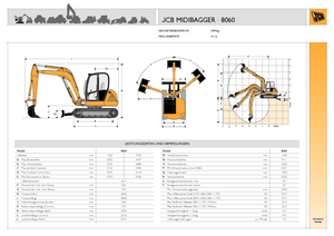 Koparki gąsienicowe JCB 8060