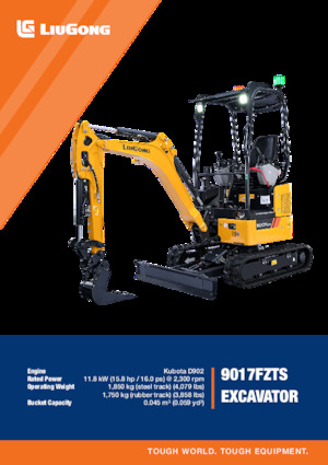 Minikoparki Liugong 9017FZTS