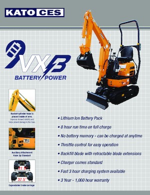 Minikoparki Kato 9VXB