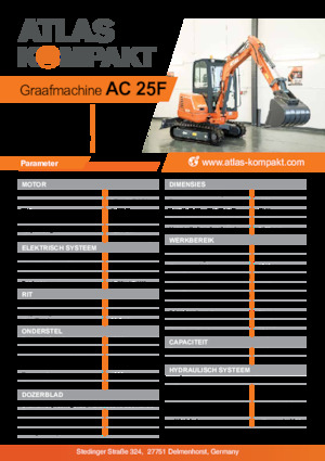 Minikoparki Atlas Kompakt AC 25F 