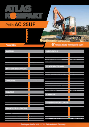 Minikoparki Atlas Kompakt AC 25UF