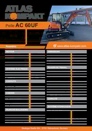 Minikoparki Atlas Kompakt AC 60UF