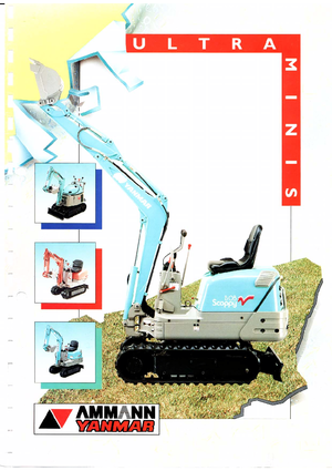 Minikoparki Yanmar B 08 R