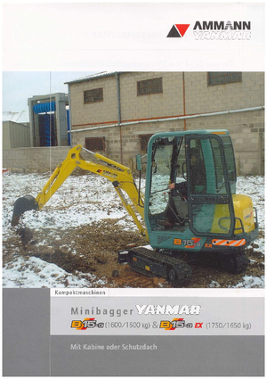 Minikoparki Yanmar B 15-3 EX