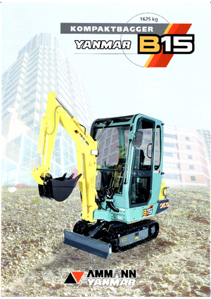 Minikoparki Yanmar B 15-3