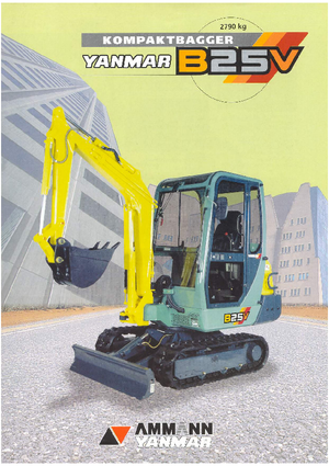 Minikoparki Yanmar B 25 V