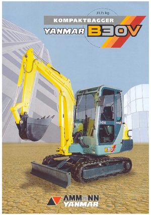 Minikoparki Yanmar B 30 V