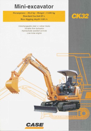 Minikoparki Case CK32 