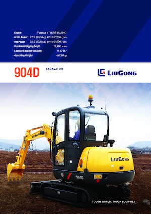 Minikoparki Liugong 904D