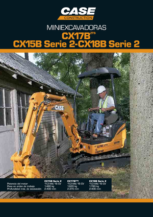 Minikoparki Case CX17B ZTS