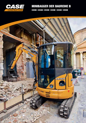 Minikoparki Case CX35B ZTS