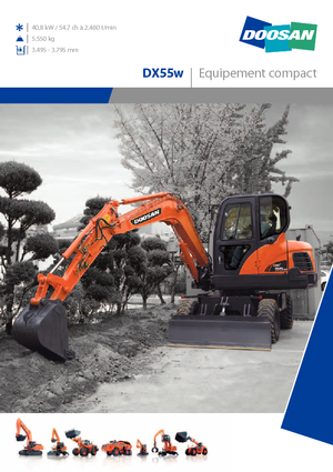Koparki kołowe Doosan DX55W