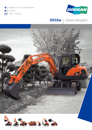 Koparki kołowe Doosan DX55W