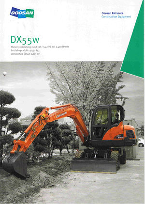Koparki kołowe Doosan DX55W
